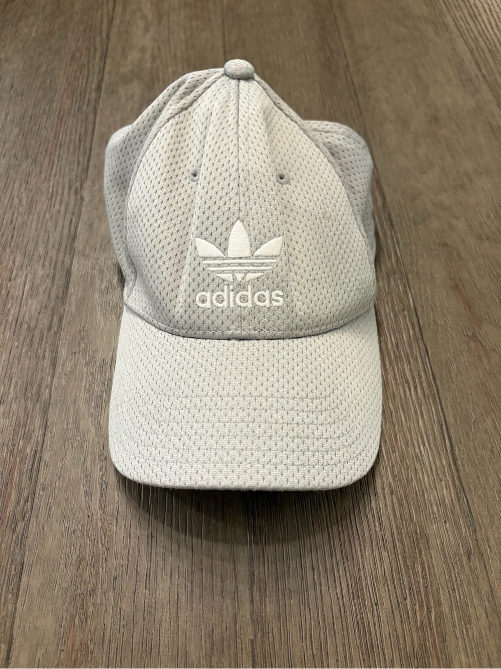 adidas Light Gray Mesh Baseball Cap